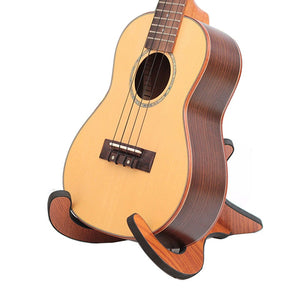 Wooden Collapsible Foldable Stand Holder For Guitar Ukulele Violin Mandolin Banjo