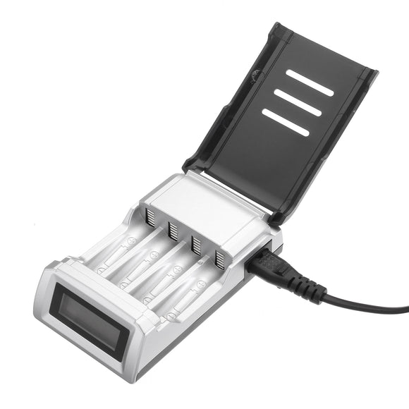 100-240V LCD Display Intelligent Fast Battery Charger for AA AAA Rechargeable Batteries