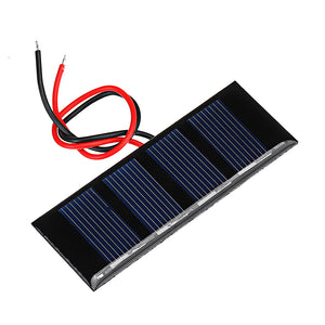 0.2W 2V 78.8*28.3mm Mini Polycrystalline Silicon Epoxy Board  Solar Panel for DIY Part