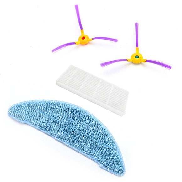 4Pcs Filters Brush Pack Replacement Kit for XSHUAI HXSG1 Robot