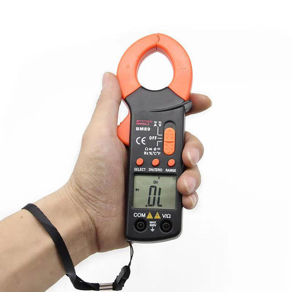 BM89 High-precision AC/DC Smart Clamp Meter Automatic Measurement Capacitance Frequency Temperature Clamp Multimeter