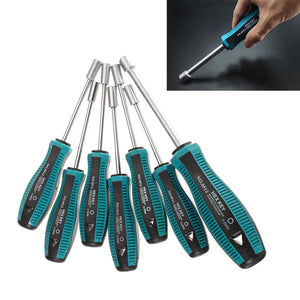 7Pcs Socket Nut Spinner Driver Screwdriver Set Hexagon Mechanic Tool 3/4/4.5/5/5.5/6/7mm