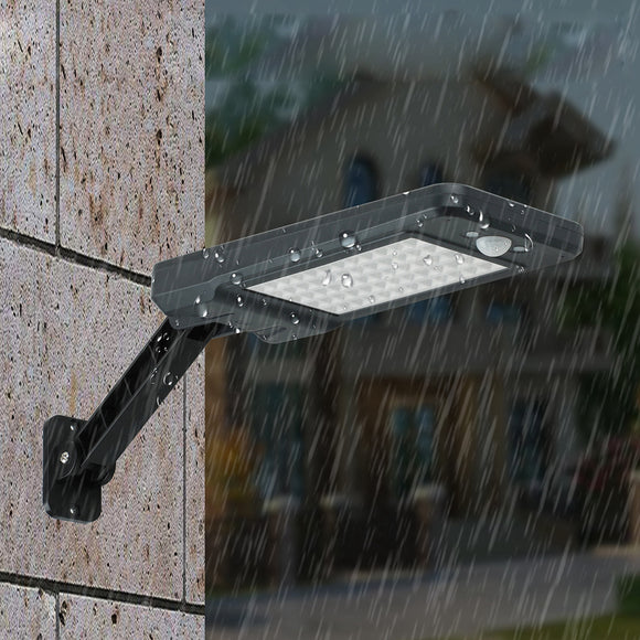 60 LED Remote Control  Solar PIR Motion Sensor Street Light Waterproof Outdoor Garden Wall Lamp 3 Lighting Modes