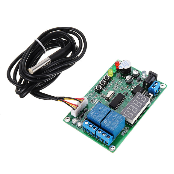High Precision Temperature Sensor Intelligent Temperature Controller Meter with Digital Display -45C to 125C