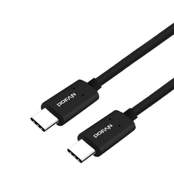 POFAN P09 1m Type-C to Type-C 3.0 USB Data Sync Cable for Mobile Phone