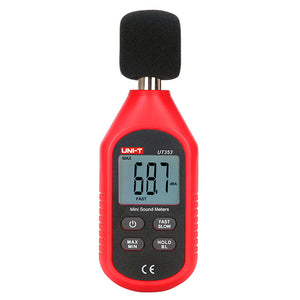 UNI-T UT353 Mini Digital Sound Level Meter 30-130dB Instrumentation Noise Decibel Monitoring Tester