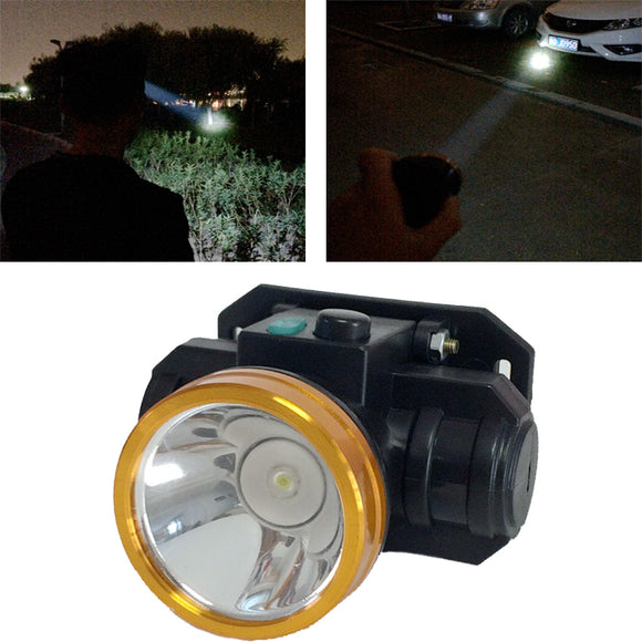 ZANLURE 50W LED Rechargeable Headlight Multifunction Outdoor Camping Fishing Miner Lamp With Charger