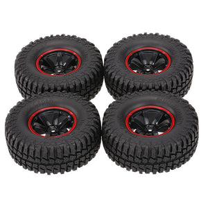 4Pcs AUSTAR AX-3020C 1.9 Inch 103mm RC Car Tires With Hub For 1/10 D90 SCX10 CC01 RC Car Crawler