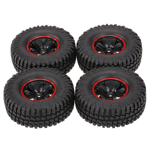 4Pcs AUSTAR AX-3020C 1.9 Inch 103mm RC Car Tires With Hub For 1/10 D90 SCX10 CC01 RC Car Crawler