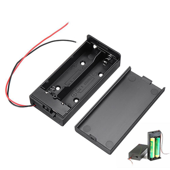 10pcs 18650 Battery Box Rechargeable Battery Holder Board with Switch for 2x18650 Batteries DIY kit Case