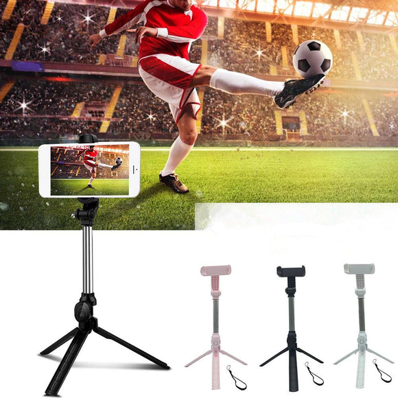 Bakeey Mini Foldable Tripod 2 In 1 Monopod with bluetooth Wireless Remote Selfie Stick