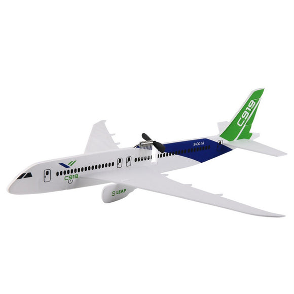 C919 Electric EPP Hand Throwing Foam Aircraft Rotary Airplane Model Plane Toy