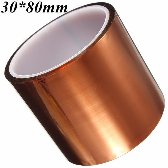 30m*80mm Tape BGA High Temperature Heat Resistant Polyimide Tape for Electronic Industry