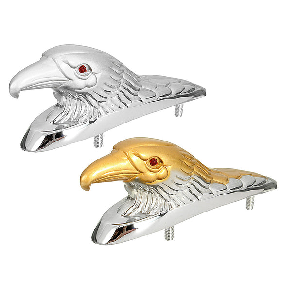 Motorcycle Front Fender Eagle Head Eyes Matt Bonnet Ornament Statue