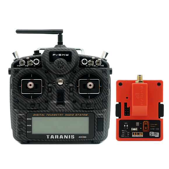 FrSky Taranis X9D Plus SE 2019 24CH ACCESS ACCST D16 Mode2 FCC Version Transmitter with R9M 2019 900MHz Long Range Transmitter Module