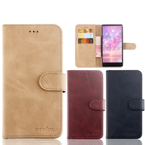 Bakeey Flip Card Slot With Stand PU Leather Case Protective Case For UMIDIGI One Max