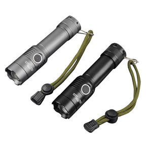XANES 183-T6 T6 1000Lumens 3Modes Portable Brightness Tactical Zoomable LED Flashlight