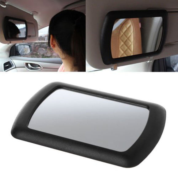 SHUNWEI Car Sun Visor Makeup Mirrors Interior Sun-shading Cosmetic Mirror ABS Black