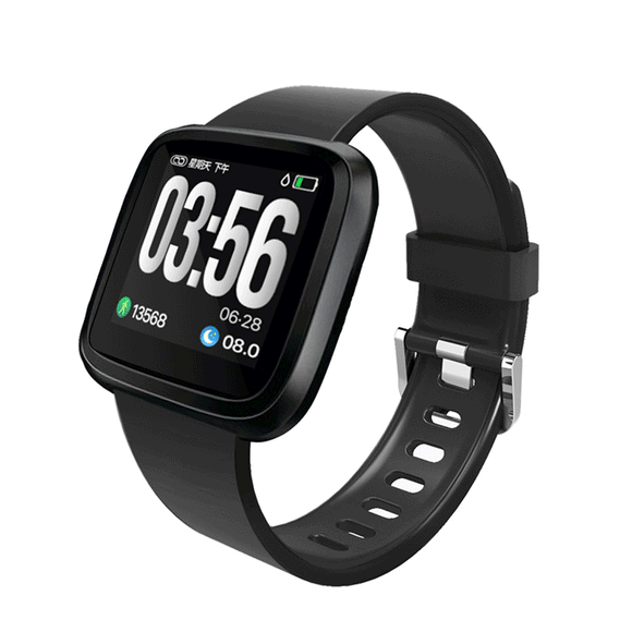 XANES H108 1.3'' Color Touch Screen Smart Watch Heart Rate Monitor Fitness Exercise Sports Bracelet
