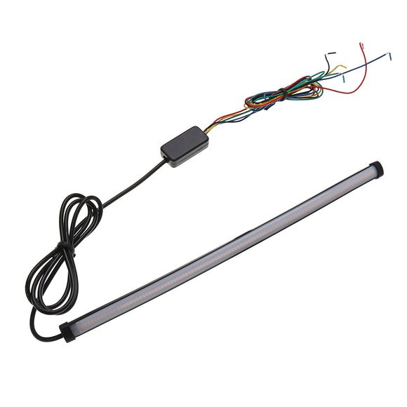 Universal Motorcycle Sequential Switchback Flowing LED Tail Brake Turn Signal Strip lights