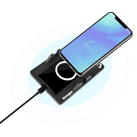 10W Qi Wireless Charger Car Holder Stand Charging Dock Anti Slip Pad for iPhoneX