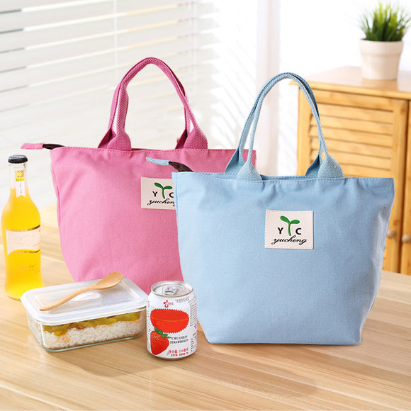 Honana CF-LB080 Woman Lady Mom Lunch Tote Bag Travel Picnic Handheld Food Storage Holder Container