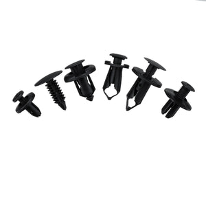 Careopeta 100 Pcs Car Bumper Clips Car Door Trim Fender Plastic Clip Car Auto Retainer Rivet