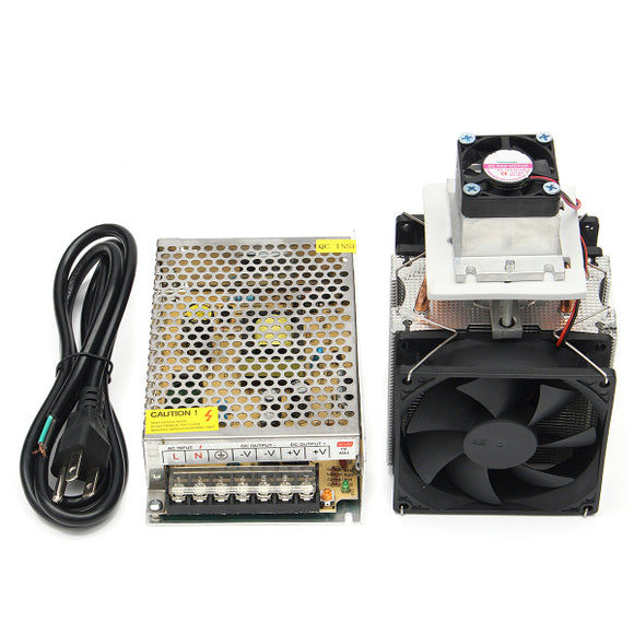 12V DIY Semiconductor Refrigeration Thermoelectric Peltier Air Cooling Machine Device