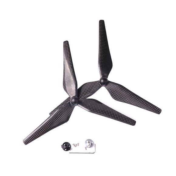 9450S Full Carbon Fiber Propellers 3-Blade Self-locking Props for DJI Phantom 4/ PRO/ ADVANCED/ +