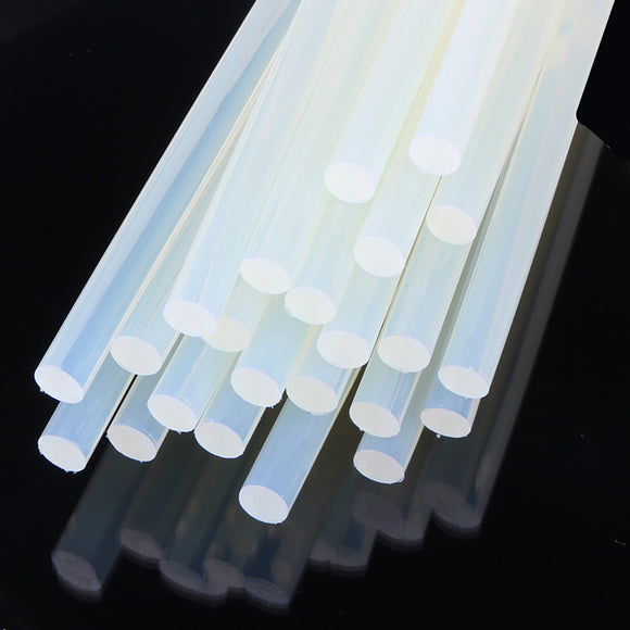 10Pcs 11mm x 19cm Clear Melt Glue Adhesive Sticks Environmental Adhesive Strip