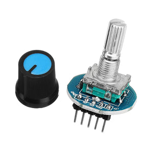 3pcs Rotating Potentiometer Knob Cap Digital Control Receiver Decoder Module Rotary Encoder Module