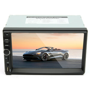 7 Inch 2 Din Car MP5 Player Stereo Radio 1080P Touch Screen FM AUX SD bluetooth with Rear View Camera