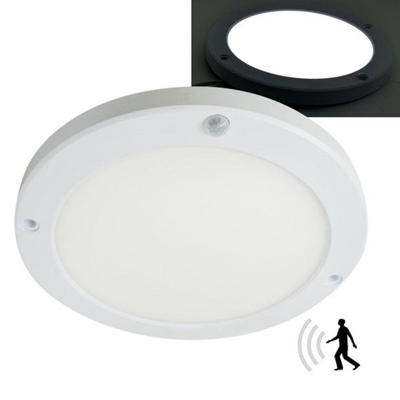 18W LED Ultra Thin Round PIR Motion Sensor Ceiling Panel Light Human Body Induction Down Light