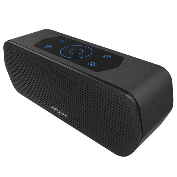 ZEALOT S20 Wireless bluetooth Speaker Dual Units 3D Stereo Heavy Bass Smart Touch TF Card Speaker with Mic