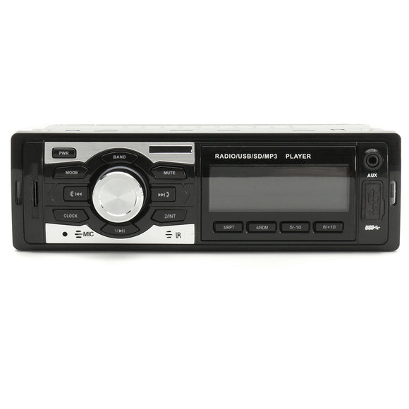 bluetooth Car Stereo Audio 1 DIN In-Dash FM Aux Input Receiver SD USB MP3 Radio