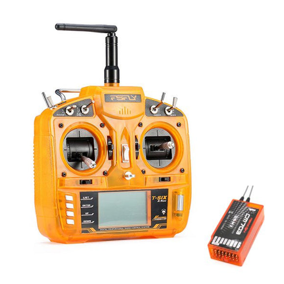 FsFly T-six 2.4GHz 6CH DSM2 Compatible Transmitter With CM703 DSM2 Receiver