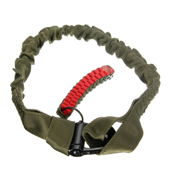 2M Climbing Tactical Single Point Sling Bungee Adjustable Safety Catcher Rope Strap Cord