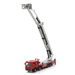 1:50 Scale Diecast Aerial Fire Truck Construction Vehicle Cars Model Toy