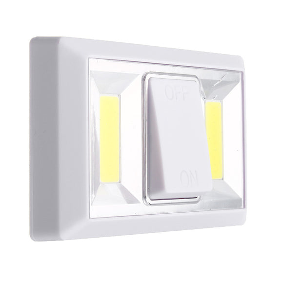 Magnetic 2 COB LED Closet Garage Light Indoor Wall Switch Night Torch Flashlight