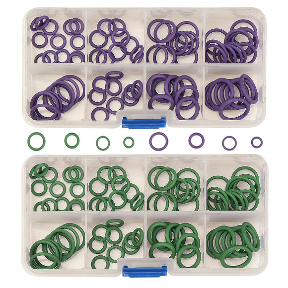 145Pcs A/C R134a System Air Conditioning O Ring Seals Washer Kit