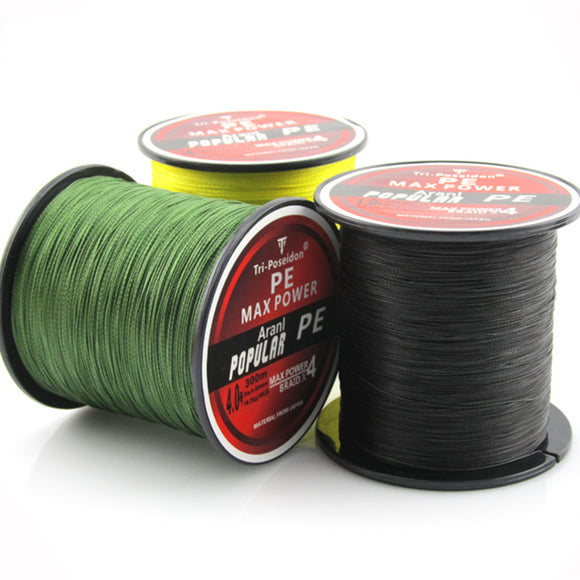 SeaKnight 300M Tri-Poseidon Series Japan PE Spectra Braided Fishing Line 8-60LB