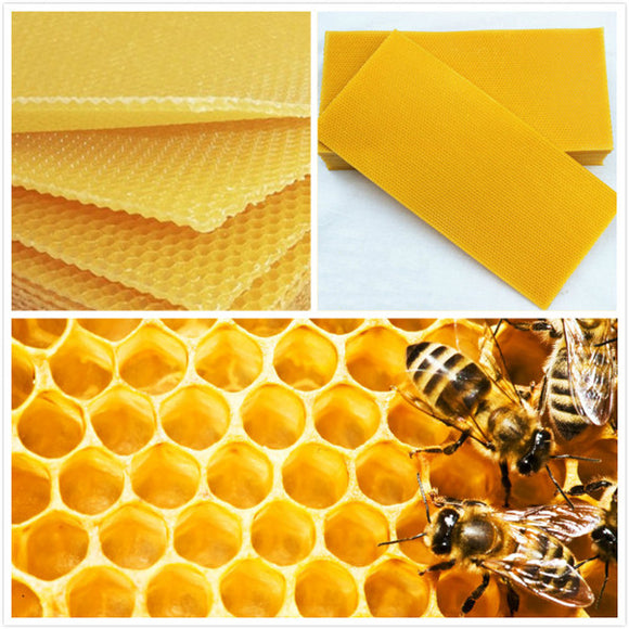 30Pcs Honeycomb Foundation Bee Hive Wax Frames Waxing Beekeeping Equipment Bee Hive Comb