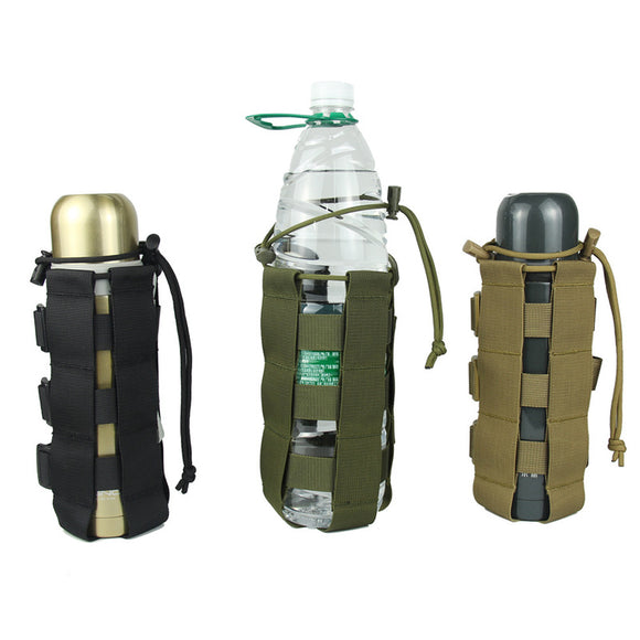 KALOAD AC019 500/2500ml Water Bottle Bag Camping Hiking Tactical Kettle Pouch Portable Cup Storage Bag