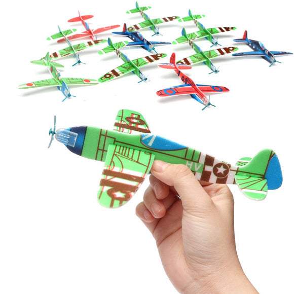 10Pcs Flying Glider Planes Gift Birthday Christmas Party Bag Filler