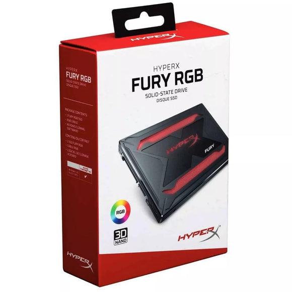 Kingston SHFR200/480G hyper-X Fury RGB SSD