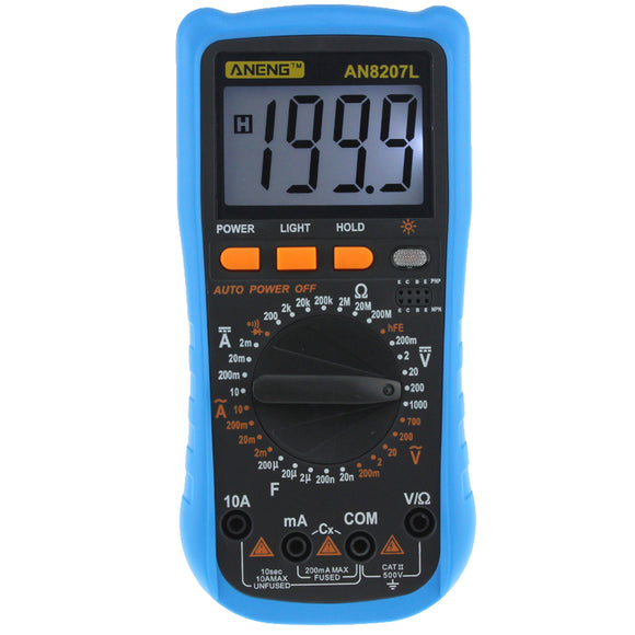ANENG AN8207L Digital Multimeter AC/DC Current Voltage Resistace Frequency Capacitance Tester
