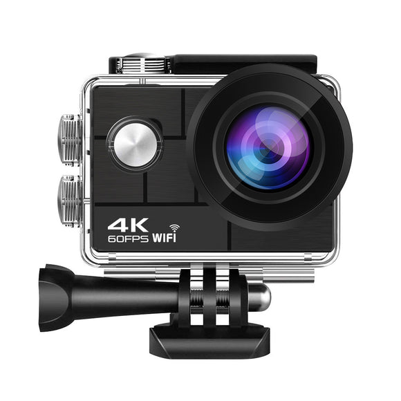 2.0 Inch 4K 60fps Wifi Ultra HD Sports Action Camera Outdoor Underwater Waterproof 30M Video Recording DV Cam with Mounting Accessories Kit