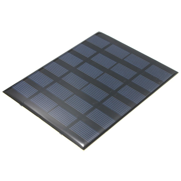 6V 1.5W Monocrystalline 110MM X 140MM X 2MM 250mA Mini Solar Panel Photovoltaic Panel