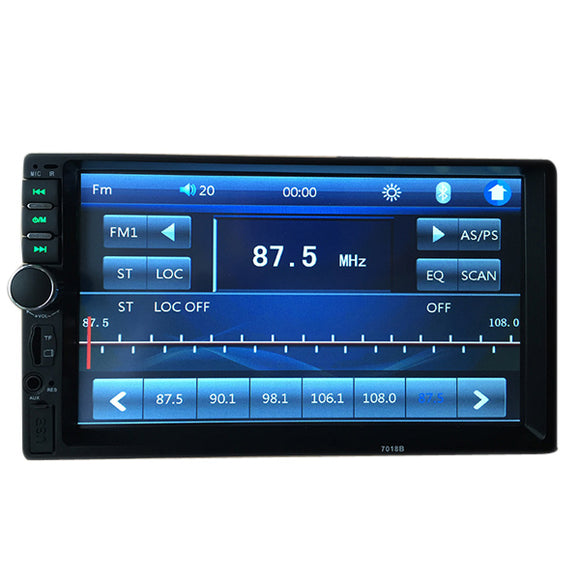7018B 7 Inch HD bluetooth Car Stereo Touch Screen MP5 MP4 Display Long Version support Rear View