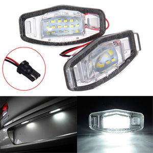 2x LED License Plate Light For Honda Civic Accord Odyssey Pilot Acura TL TSX MDX